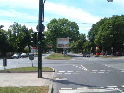  Bild: Kreuzung Aachener Str. / S&uuml;dring, Richtung Westen 