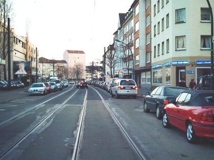  Bild: Kreuzung Aachener Str. / Zonser Str., Richtung S&uuml;den 