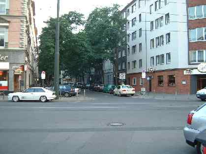  Bild: Kreuzung Friedenstr. / Bilker Allee, Richtung S&uuml;den 