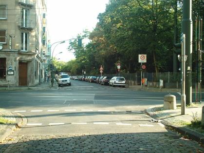  Bild: Kreuzung Kronenstr. / Bilker Allee, Richtung S&uuml;den 