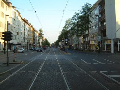  Bild: Kreuzung Corneliusstr. / F&uuml;rstenwall, Richtung S&uuml;den 