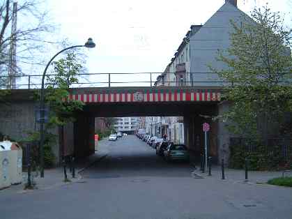  Bild: Kreuzung Weberstr. / F&auml;rberstr. / Esmarchstr., Richtung Norden 