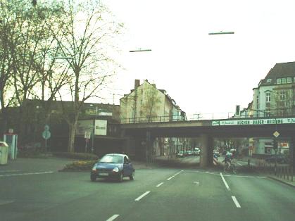  Bild: Kreuzung Ringelsweide / Oberbilker Allee / F&auml;rberstr., Richtung Westen 