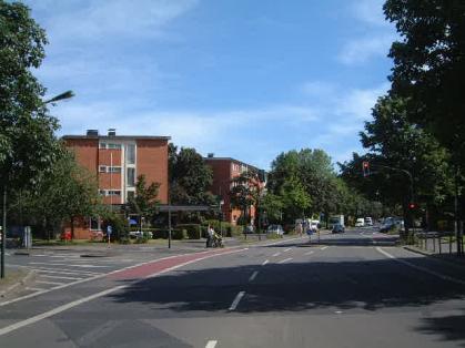  Bild: Kreuzung Fleher Str. / Sternwartstr. / Im Dahlacker, Richtung S&uuml;den 