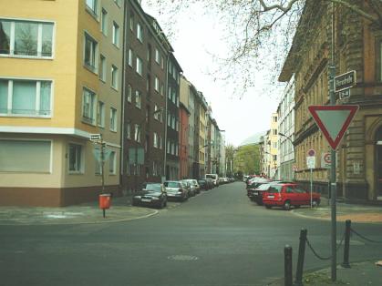  Bild: Kreuzung Florastr. / F&uuml;rstenwall, Richtung Norden 