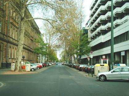  Bild: Kreuzung Florastr. / F&uuml;rstenwall, Richtung Osten 
