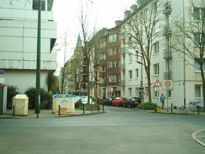  Bild: Kreuzung Florastr. / F&uuml;rstenwall, Richtung S&uuml;den 