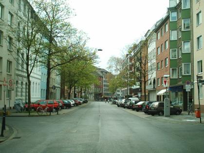  Bild: Kreuzung Florastr. / F&uuml;rstenwall, Richtung Westen 