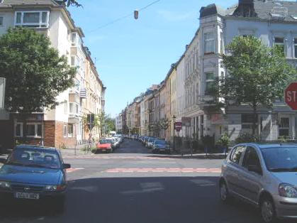  Bild: Kreuzung Konkordiastr. / F&uuml;rstenwall, Richtung Norden 