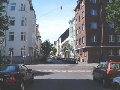  Bild: Kreuzung Konkordiastr. / F&uuml;rstenwall, Richtung S&uuml;den 