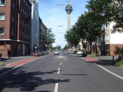  Bild: Kreuzung Konkordiastr. / F&uuml;rstenwall, Richtung Westen 