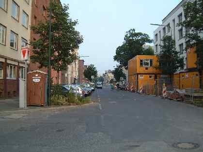  Bild: Kreuzung Moselstr. / F&uuml;rstenwall, Richtung OstenS&uuml;dosten 