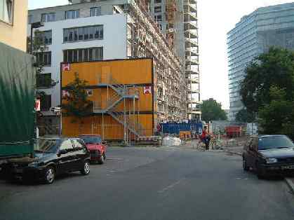  Bild: Kreuzung Moselstr. / F&uuml;rstenwall, Richtung S&uuml;denS&uuml;dwesten 