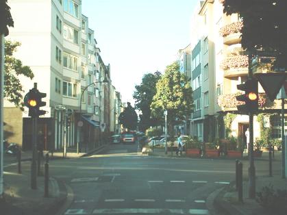  Bild: Kreuzung Jahnstr. / F&uuml;rstenwall, Richtung Norden 