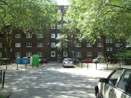  Bild: Kreuzung Henriettenstr. / Karolingerstr. / Planetenstr. / Merkurstr., Richtung S&uuml;denS&uuml;dwesten 