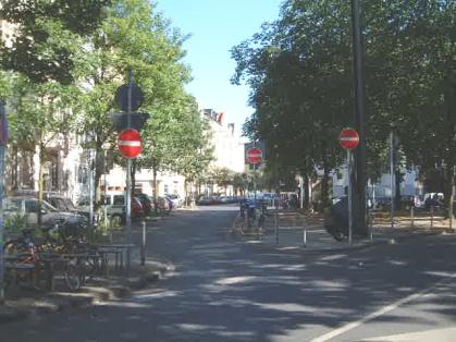  Bild: Kreuzung F&uuml;rstenplatz / Kirchfeldstr. / Remscheider Str., Richtung S&uuml;den 