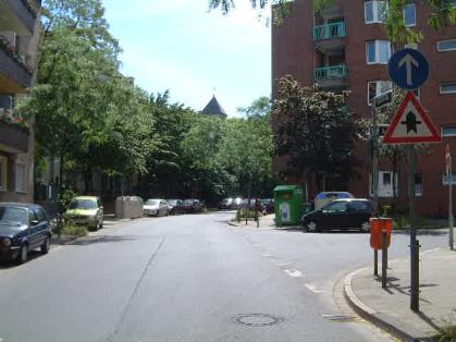  Bild: Kreuzung Martinstr. / Dianastr., Richtung S&uuml;den 