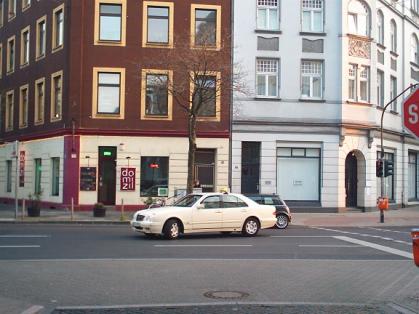  Bild: Kreuzung Philipp-Reis-Str. / Oberbilker Allee, Richtung S&uuml;den 