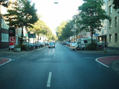  Bild: Kreuzung Talstr. / F&uuml;rstenwall, Richtung Osten 