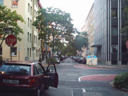  Bild: Kreuzung Talstr. / F&uuml;rstenwall, Richtung S&uuml;den 