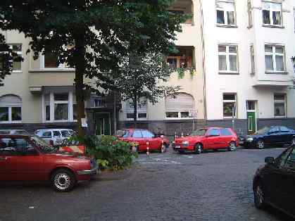  Bild: Kreuzung Wissmannstr. / B&uuml;rgerstr., Richtung Osten 